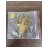 Bag of Kashmir India PAK YAK, metal ornaments, 75 turkeys