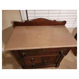 Marble Top Bedside Wash Stand