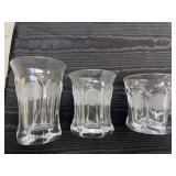 7 Fostoria Coin Spot glasses