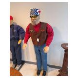 67”T Motorcycle Rider Mannequin