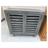 Grey 2 door cabinet