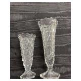 2 Fostoria vases