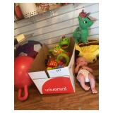Toys, balls, plush, doll, educational