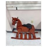 Custom Made Wooden Rocky Horse