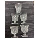 5 Fostoria Sherbet glasses