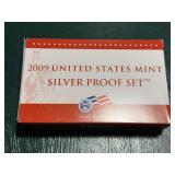 2009 United States mint silver proof set in box