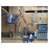 Small Item Containers, misc items on wall