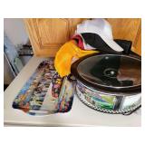 Nascar Crockpot, Tray, Hats