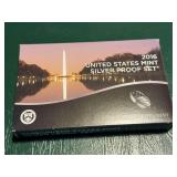 2016 United States silver proof set in box