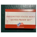 2009 United States mint silver proof set in box