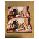 2 - 2007 & 2 - 2008 United States mint presidential one dollar coin proof sets