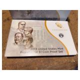 (1) 2013 & (7) 2016 United States presidential one dollar coin proof sets