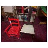 Child’s rocker, sewing rocker
