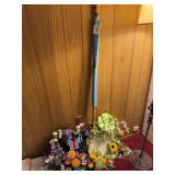 Spring wreaths, floral flag