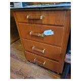 Chest Of Drawers 21 x 29½ x 22, Glass Top