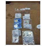 Two American Eagle silver dollars, John Quincy Adams dollar set, Thomas Jefferson uncirculated dollar, John Adams uncirculated dollar, Van Buren dollar said Jackson dollar set, Monroe dollar set, Saca