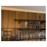 Collection of bar glasses