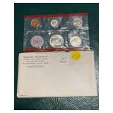 1963 UC proof set -partial uncirculated set, 1 sleeve