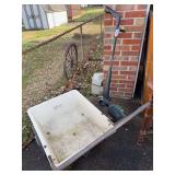 Yard cart, Black and Decker electric edger