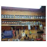 All Tools and Jars on Wall