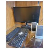 LG Monitor, Gateway Speakers, 2 Keyboards