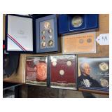 Last 3 years of the V nickels, John Tyler Presidental Coun, US 1994 Mint Predtige Set, Two Centuries of Indian Head Pennies, US Constitution coin