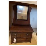 Miniature dresser with mirror