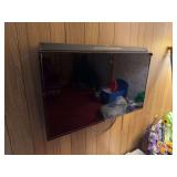 Samsung 43” TV, Sony sound bar, Toshiba video cassette recorder