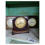 Chronmaster Mantle Clock, Temperature Guage