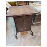 Rolling Cabinet w/metal drop-down Front  17 x 24 x 13