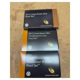 2011 in 2012 United States mint presidential one dollar coin proof sets and 2012 United States mint proof set ￼