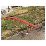 Antique cultivator plow