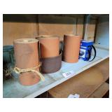 Sandpaper Rolls, Adhesive Fasterners