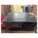 Vintage Wood tool box w/ misc tools