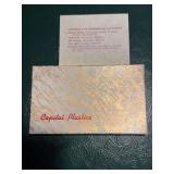 Capital Plastics US presidential silver coin collection