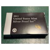 2011 United States mint silver proof set in box ￼