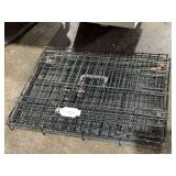 Folding wire pet crate