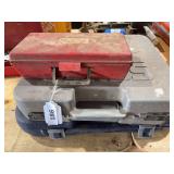 3 empty plastic cases