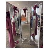 3 panel foldable mirror