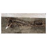 Heavy duty rigging chain w/ loop