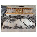 Lot of misc antique wood trim pieces