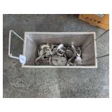 Lot of handrail wall standoffs