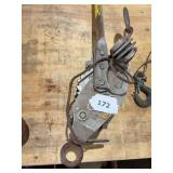 Cable come along w/ 24” handle