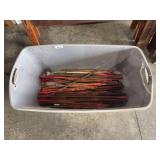 Lot of concrete form stake