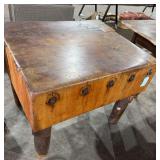 35” x 30” Butcher block from grocery in Tennyson