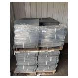 Apx 6 squares of new synthetic rubber slate shingles - charcoal gray
