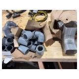 4 down spout elbows, schedule 80 fittings