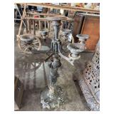 Wrought iron candelabra