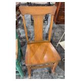 Wooden rocking chair