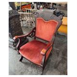 Victorian carved side chair